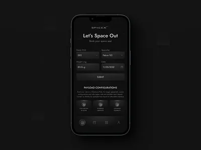 SpaceX Commercial Rocket Seat Booking UI Design 🚀-Part -1 3d animation branding graphic design motion graphics spaceapp spacex ui uidesign