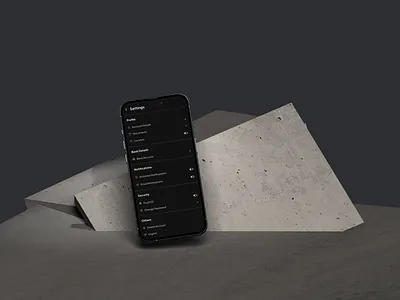 Settings 007 app dailyui day 7 design icons latest product settings trend ui ux
