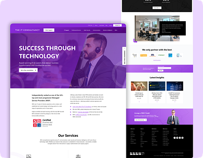 IT CONSULTANCY - LANDING PAGE business digitalmarketing ecommercelandingpage entrepreneur graphicdesign landingpage portfoliolandingpage saaslandingpage startup uiux uiuxdesign webdesign webdevelopment websitedesign