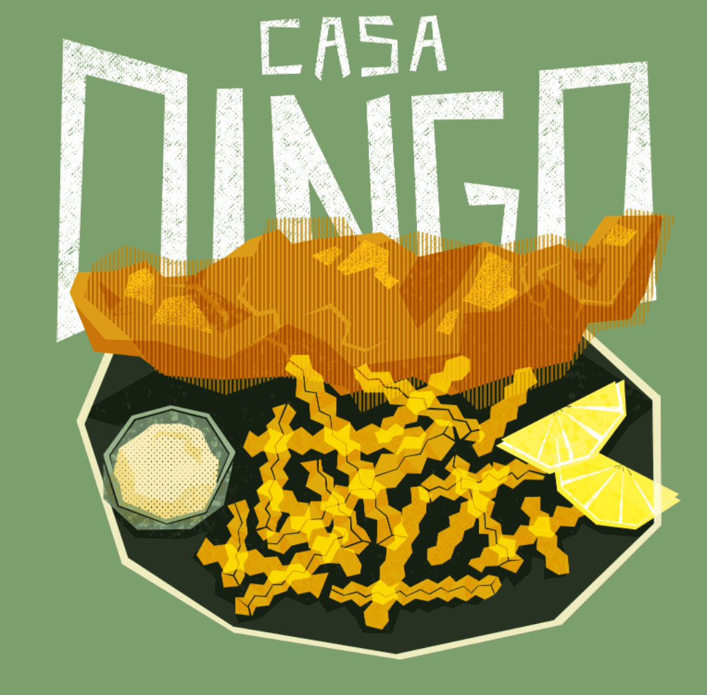 Fish'n Chips from Casa Dingo animation branding design graphic design illustration vector