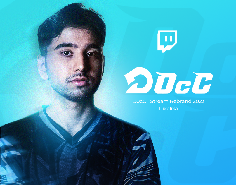 D0cC Streampack 3d animation brand identity branding d0cc esport graphic design logo logo design motion graphics overlay rebrand stream stream overlay stream rebrand twitch twitch design twitch overlay ui