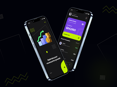 Animation | Finance App UI | Finance App Design for a Startup animation app design app ui design finance app finance tracker design finance ui interaction design modern app design