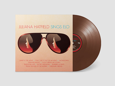 Juliana Hatfield Album Artwork album art cd art design graphic design illustration music design record art vector vinyl record