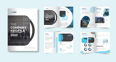 Company Profile Design brand brand identity branding company profile design graphic design minimal vector