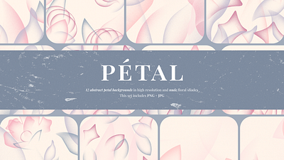 Abstract Petal Backgrounds abstract abstract shapes abstraction background blurry background branding geometry graphic design pastel pastel background petal