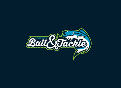 Lake Erie Bait & Tackle bait branding design erie fishing lake erie logo millcreek tackle