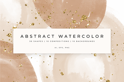 ABSTRACT WATERCOLOR SHAPES abstract abstract shapes abstraction background beige branding graphic design illustration illustrations print design shapes vector watercolour