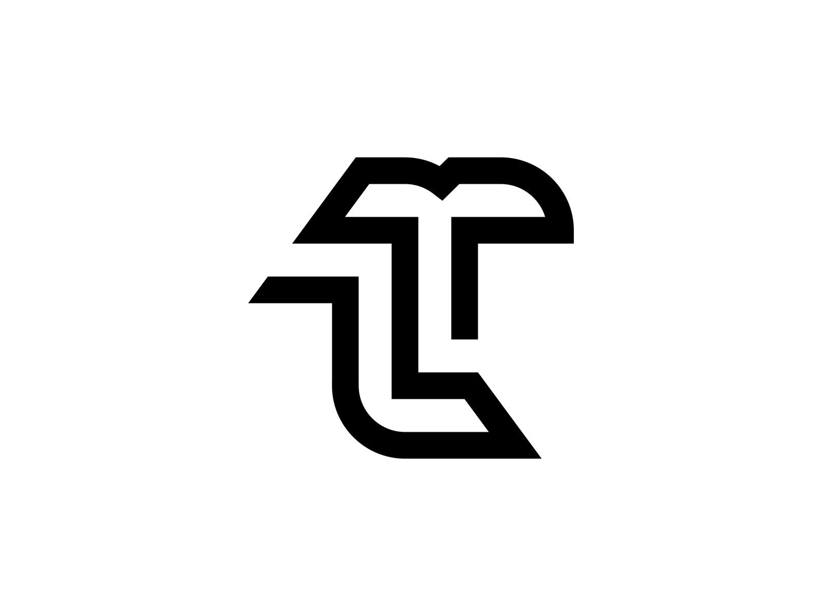 Example of Monogram Two Letter Logo