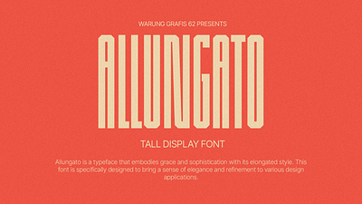 Allungato Display \ FREE DEMO arial bold font font design fontlab typeface