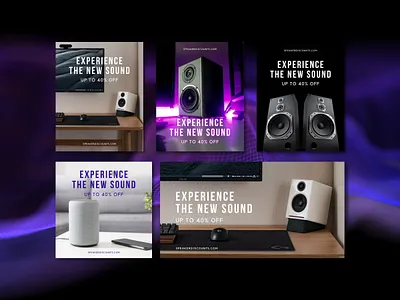 Speaker Discounts | Social Media Ads ads ecommerce graphic design social media