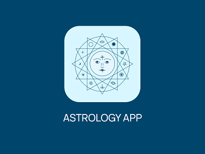 Dayli UI 005 | Astrology app icon 005 branding challenge dailyui design icon illustration logo ui website