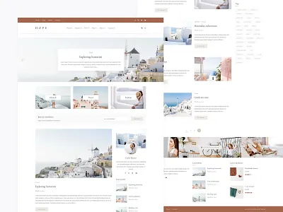 Hope - WordPress Blog & Shop Theme blog ecommerce ecommerce theme graphic design ui ux web design website design woocommerce woocommerce theme wordpress wordpress design wordpress template wordpress theme