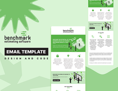 Email Design and Coding for Benchmark company email coding email deisgn email design and code email design in figma email newsletter email template html email template mailchimp template newsletter design responsive email ui