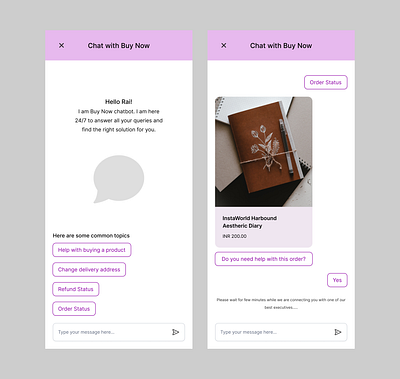 App Chatbot || Daily UI app app design chatbot design flat design ui