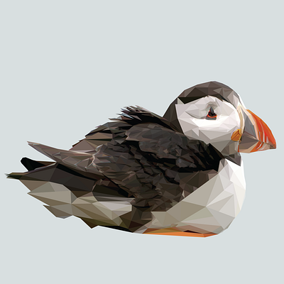 Low Poly Puffin