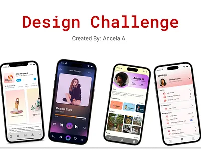 Design Challenge : Mobile Version dailyuichallenge darkmode figma illustration lightmode mobiledesign settingprofile ui ux ui design wireframe