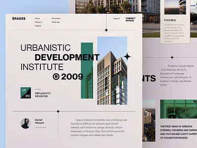 Spaces - Real Estate Landing Page design graphic design landing page ui ui ux design