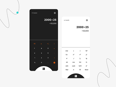 Scientific Calculator app calculator dailyui design mobile design scientific calculator ui uiux