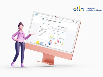 Campagne — Maisons de quartier 3d branding campaign colorfull design layout post facebook poster