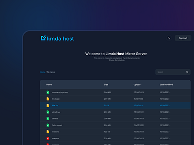 Web File Manager Ui Design design domain figma file file manager ui hosting landing page manager mirror server ui ui design web web design website ui
