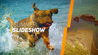 Summer Slideshow (AE Template) aftereffects brand broadcast corporate design event intro logo motiondesign motiongraphics opener production promo slideshow social stomp summer template titles typography
