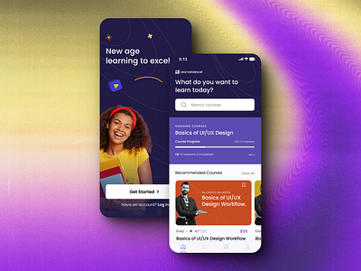 E-Learning App UI app app ui design e learning minimal online course ui