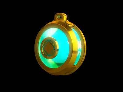 Amulet of Protection 3d animation motion graphics