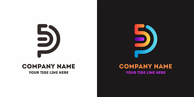 Letter P Logo Template branding business colorfull company logo design graphic design illustration industrial letter p logo logo design vector