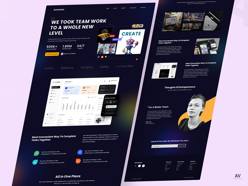 Creative Landing Page designs, themes, templates and downloadable ...