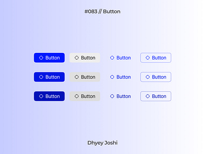Day 083 - Button 083 100daysofui branding button challenges community dailyui design figma illustration logo mobile ui ux website