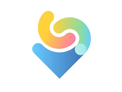 CDV c campouns cdv circle colour d daudet design emblem france heart illustration logo love rouded round school v valbonne vector