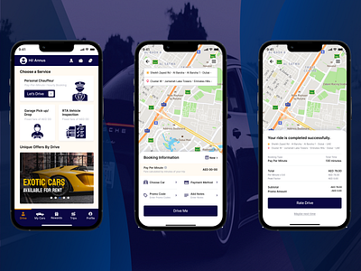 Drive Mobile Application app design graphic design ui ux