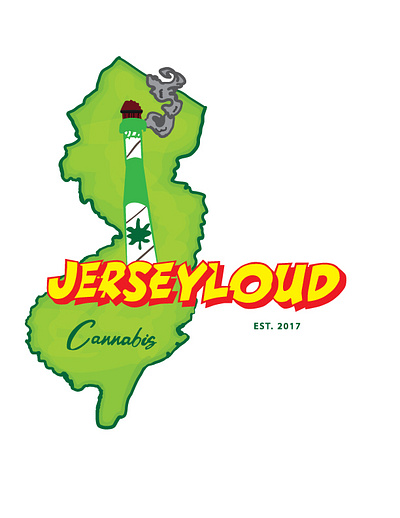 Jerseyloud logo graphic design logo