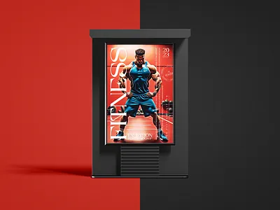 Free Exhibition Poster Mockup poster