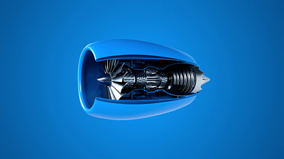 Jet Engine 3d after effects animation jet engine machinery motion graphics