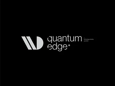 "quantum edge" technology Brand logo design black and white logo branding business logo design digital brand logo digitalbranddesign digitalidentity flat logo graphic design it company logo logo logodesigns minimal minimal logo simple logo techbranding techdesign techlogodesign techvisualidentity visualidentity