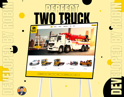 PERFECT TWO TRUCK WEBSITE china business china truck company css design elementor html javascript php sale truck truck service web design wordpress