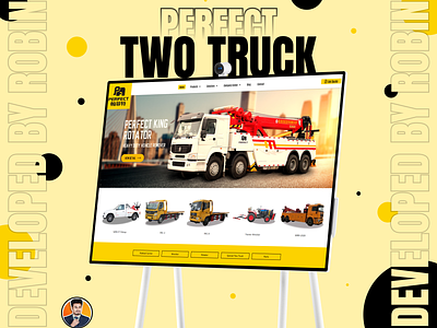 PERFECT TWO TRUCK WEBSITE china business china truck company css design elementor html javascript php sale truck truck service web design wordpress