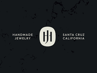 JH Jewelry badge branding handmade jewelry logo logo design mark minimal typography