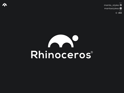 Rhinoceros branding design icon logo minimal rhinoceros