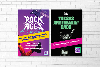 Rock of Ages Posters branding design design graphic design poster poster design print design