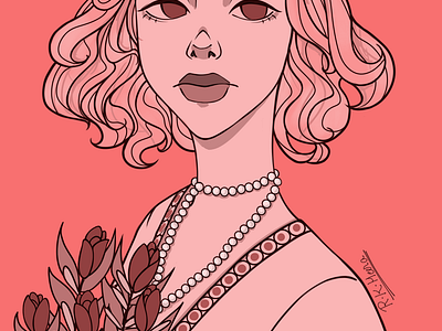 Pinkred illustration