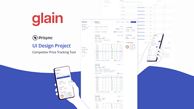 UI Design Project • Competitor Price Tracking Tool case study design figma mobile desktop product design responsive design ui design ux design uxui design wireframing