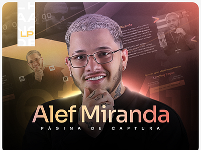 Página de captura - Alef Miranda alef miranda design gráfico elementor graphic design infoproduto landing page página de captura webdesign wordpress
