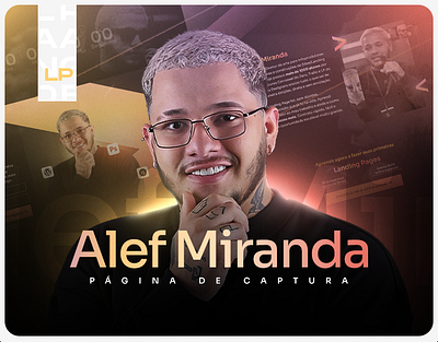 Página de captura - Alef Miranda alef miranda design gráfico elementor graphic design infoproduto landing page página de captura webdesign wordpress