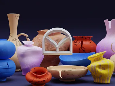 BWB 11.2 - Pottery blender clay cycles event graphics pottery