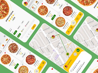 Food Application 3d animation app branding delivery food design designed designed figma fastfood figma food food app graphic design humberger like motion graphics pizza ui ux website