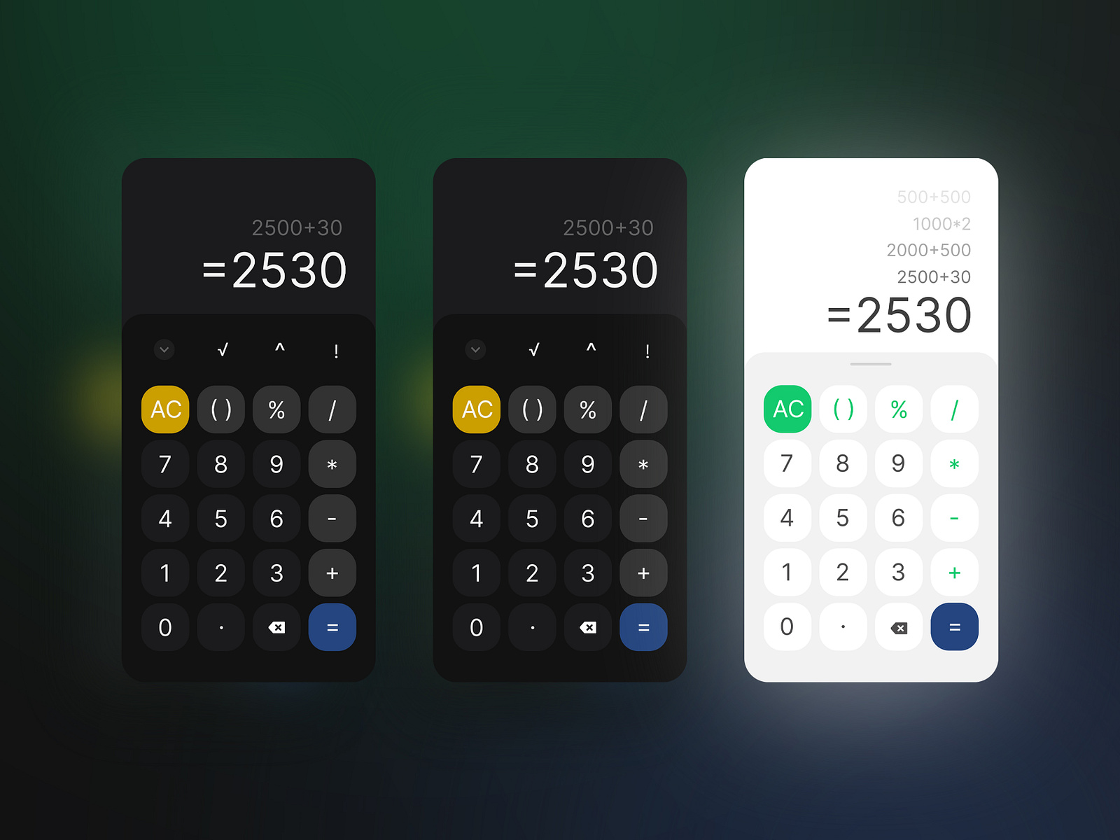 Calculator UI Design by Sanjay on Dribbble