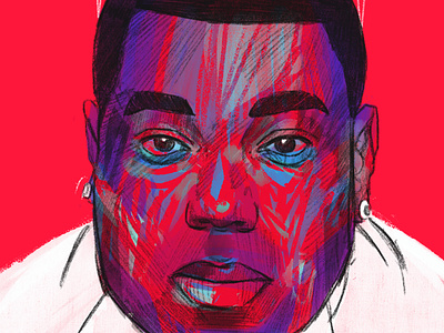 Gabriels character face face illustration gabriels illustrated portrait illustration illustrator music people portrait portrait illustration procreate