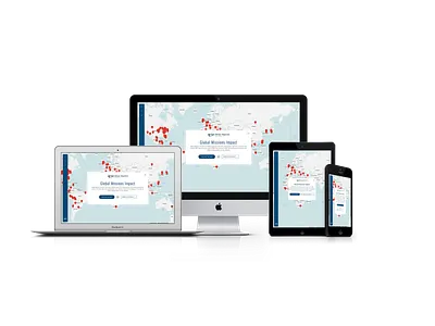 Global Missions Map craftcms responsive responsive website web design